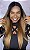 Peruca Lace Front Fibra Premium Beyoncé 1B/27 - Imagem 5