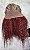 Peruca T Lace Cabelo Humano Cacheado Monique Marsala - Imagem 7
