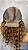 Peruca Lace Front Cabelo Humano Ionice Castanho claro - Imagem 7
