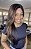 Peruca Lace Front Fibra Premium Emilia HD Morena Iluminada - Imagem 4