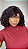 Peruca Miolo Lace Cabelo Humano Camila Lux Preta - Imagem 3
