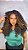 Peruca Lace Front HD Fibra Biovegetal Cacheada Rafaela Lux mechas 4/26 - Imagem 2