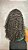 Peruca Lace Front HD Fibra Biovegetal Cacheada Rafaela Lux Castanho Escuro 2 - Imagem 5