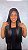 Peruca Lace Front Fibra Futura Marcelly Preta - Imagem 1