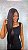 Peruca Lace Front Fibra Futura Marcelly Preta - Imagem 3