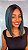 Peruca Lace Front Fibra Premium Kandle Green - Imagem 1