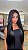 Peruca Lace Front Fibra Premium Mariana Preta - Imagem 1