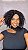 Peruca Lace Front Cabelo Humano Afro Bianca - Imagem 2