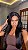 Peruca Lace Front Fibra Premium Helena HD Preta (TELA CORTADA) - Imagem 3