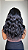 Peruca Silk Lace Fibra Premium HD Maria Preta - Imagem 5
