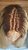Peruca Full Lace Cabelo Natural Humano judeu kosher Ombre + seda- COD F703 - Imagem 4