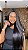Peruca Lace Front Fibra Premium Luiza HD Preta - Imagem 2