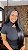 Peruca Lace Front Fibra Premium Luiza HD Preta - Imagem 4