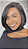 Lace Front HD Fibra Premium Virgo Preto 1B - Imagem 3