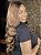 Lace Front HD Fibra Premium Ondulada Lyra Candy Morena Iluminada - Imagem 3