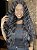 Lace Front HD Fibra Premium Ondulada Deep Waver 003 Preto 1B - Imagem 6