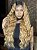 Lace Front HD Fibra Premium Ondulada Deep Waver 003 Loiro Dourado - Imagem 2