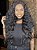 Lace Front HD Fibra Premium Ondulada Deep Crimp Curl Preto 1b - Imagem 1