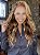 Peruca Lace Front Cabelo Humano Ondulado Pamela Loiro Mechas 4/27 - Imagem 6