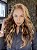 Peruca Lace Front Cabelo Humano Ondulado Pamela Loiro Mechas 4/27 - Imagem 4