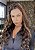 Peruca Lace Front Cabelo Humano Ondulado Sofia Mechas - Imagem 3