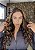 Peruca Lace Front Cabelo Humano Ondulado Sofia Mechas - Imagem 8