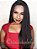 Peruca full lace glueless cabelo humano 55 cm - Imagem 3