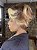 Peruca Lace Cabelo Humano Tina Loiro Mechas F4/27 - Imagem 4