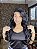 Peruca Lace Front Fibra Premium Rita Preta - Imagem 3