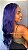 Peruca lace front cabelo humano azul- COD 074 - Imagem 8