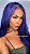 Peruca lace front cabelo humano azul 074 - Imagem 9