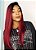 Peruca lace front cabelo humano vermelho ombre- COD 115 - Imagem 2