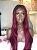 Peruca lace front cabelo humano liso ombre vermelho- COD 117 - Imagem 7