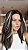 Peruca Cabelo Humano Fake Scalp Lisa Couro Cabeludo Perfeito 40 cm Mechas - Imagem 1