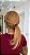 Peruca Lace Front Cabelo Humano Sarah Ombré Loiro  1B/27 - Imagem 3