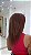 Peruca Lace Front Cabelo Humano Sarah 1B/33 - Imagem 6