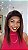Peruca Lace Front Cabelo Humano Sarah 1B/33 - Imagem 1