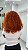 Peruca Lace Front Cabelo Humano Luisa Ruivo 350 - Imagem 5