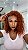 Peruca Lace Front Cabelo Humano Luisa Ruivo 350 - Imagem 1