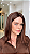 Peruca lace front cabelo humano long bob brown velvet - Imagem 1