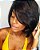 Peruca lace front wig Fibra futura premium curta Sonya - Imagem 1