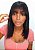 Peruca lace front cabelo humano long Bob franja - Imagem 2