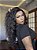 Peruca Lace Front Cabelo Humano Cacheada Longa Cristina Castanho Escuro - Imagem 2