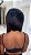 Peruca Lace Invisibel Part Fibra Premium Vashanti Preta 1B - Imagem 4