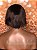 Peruca cabelo humano curta Castanha Nanda - Imagem 3