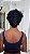 Peruca Cabelo Humano Cacheado Pixie Eva cor 1B 9018 - Imagem 5