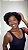 Peruca Cabelo Humano Cacheado Afro Zoe cor 1B 9083 - Imagem 4