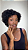 Peruca Cabelo Humano Cacheado Afro Zoe cor 1B 9083 - Imagem 6
