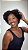 Peruca Cabelo Humano Cacheado Afro Zoe cor 1B 9083 - Imagem 7