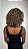 Peruca Cabelo Humano Cacheado Fox Water Mechas P4/27 - Imagem 4